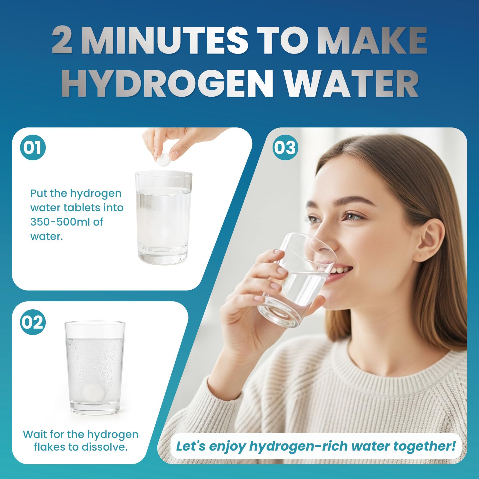 SHANDR tablettes hydrogène soutien métabolisme et énergie cellulaire, utile après séance.