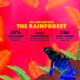 SHANTI BALANCE Save The Rainforest, dons de 5 pourcent, aide à Rainforest Foundation US.