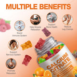SHAPEINGIRL Gommes Calcium Citrate - bouteille pratique pour votre routine quotidienne.