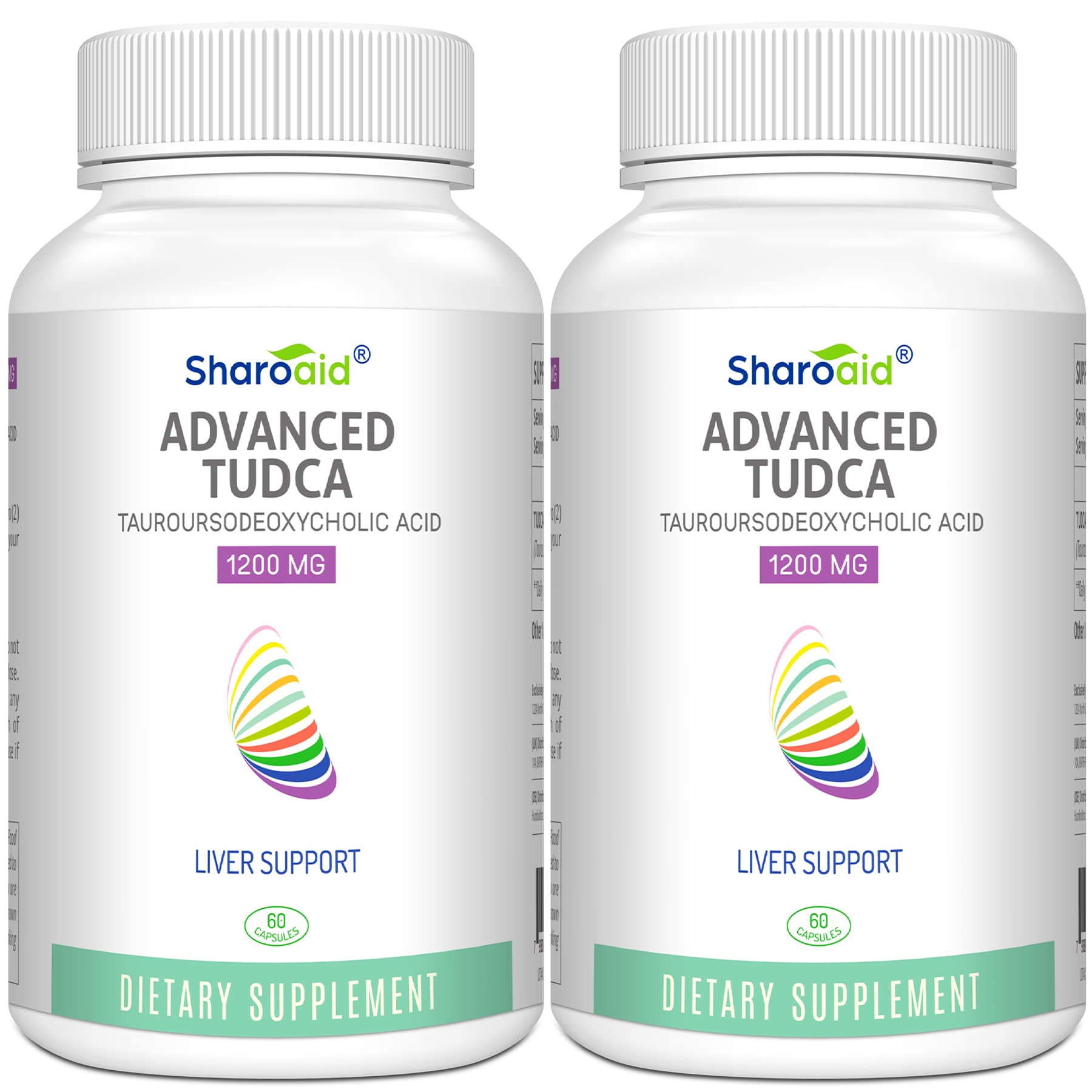 Sharoaid Tudca Bouteille 1200mg: soutien quotidien du foie et simplicité d’utilisation.