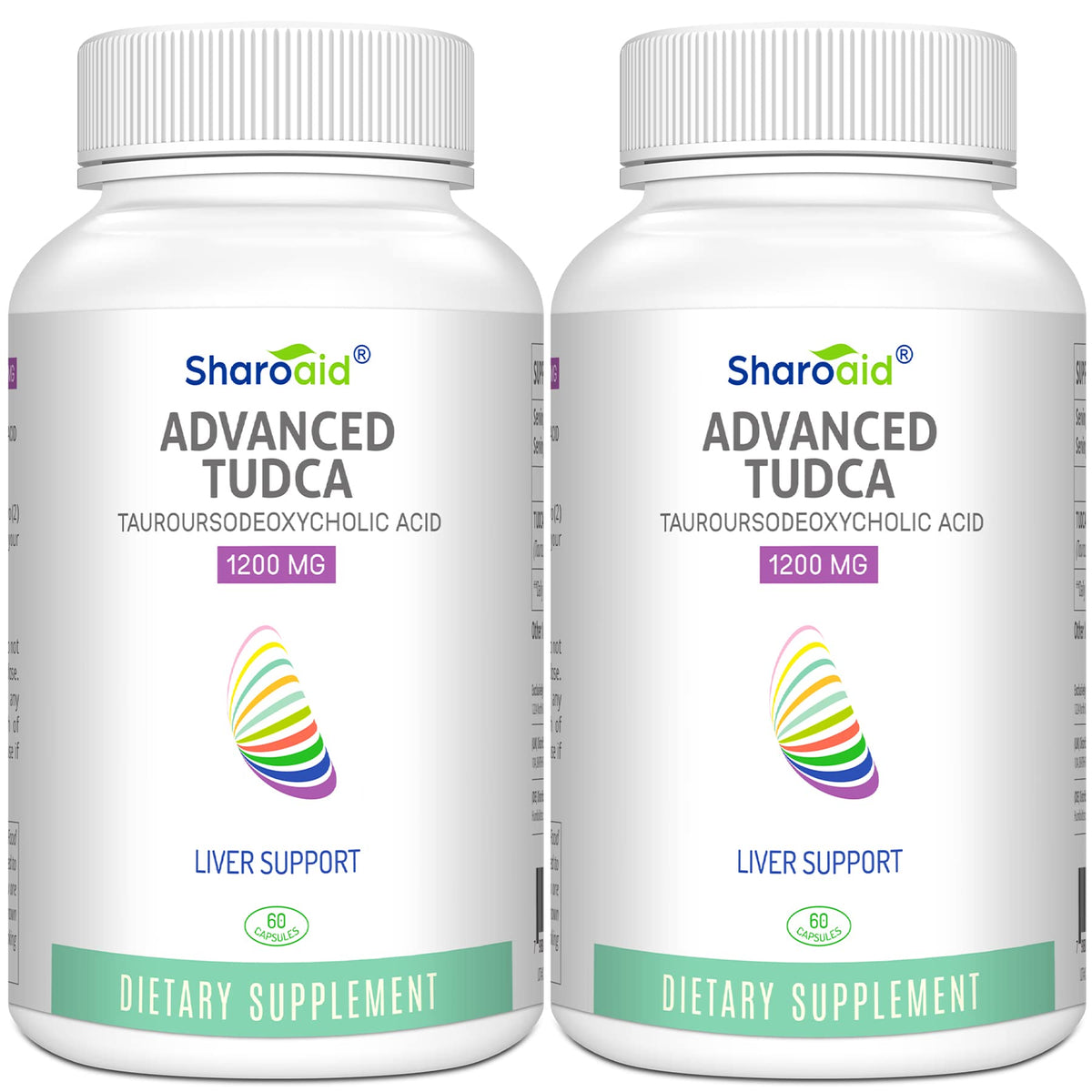 Sharoaid Tudca Bouteille 1200mg: soutien quotidien du foie et simplicité d’utilisation.