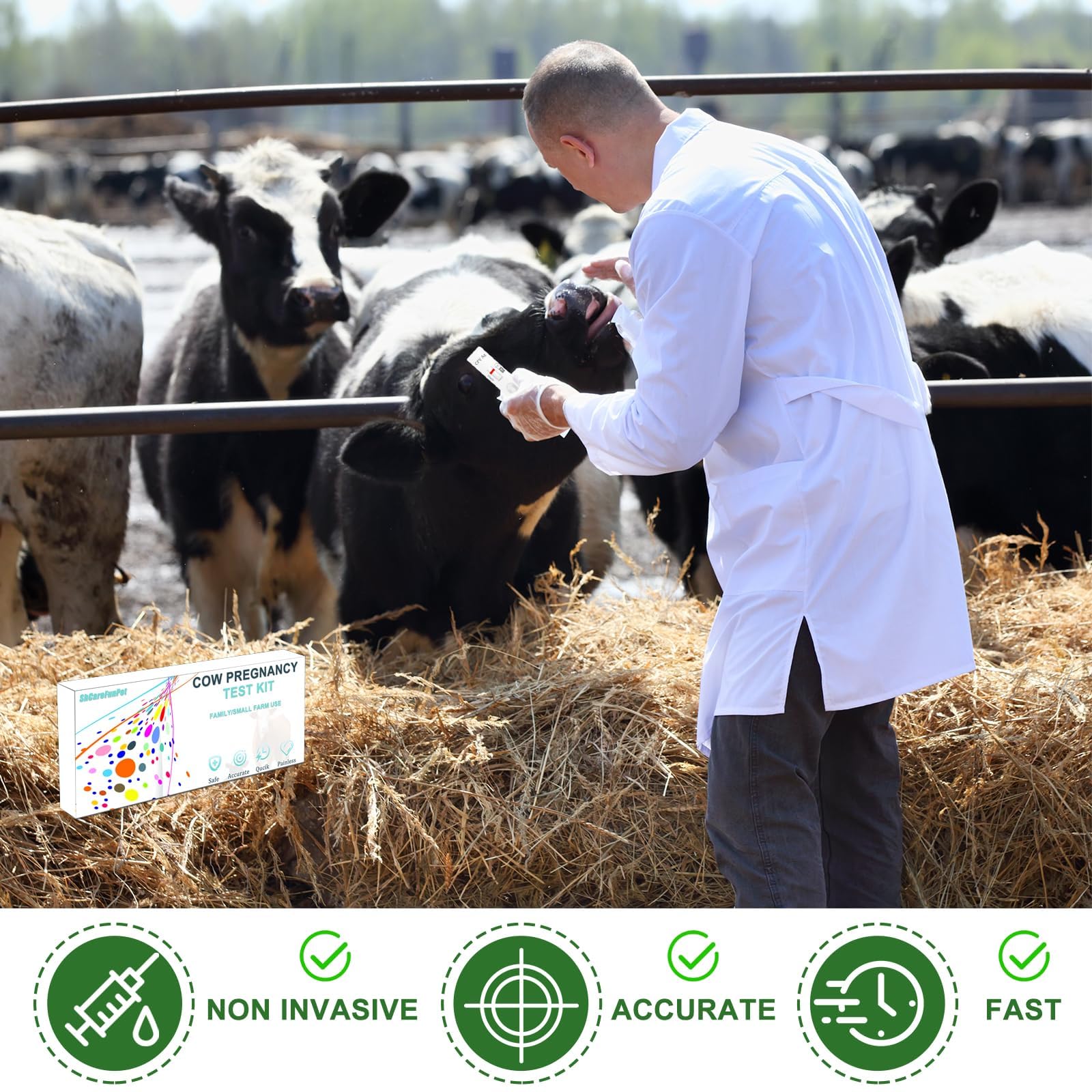 ShCareFunPet prelevement-urine-vache – prélèvement simple et sans douleur