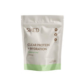 Shed Nutrition protéine claire Coco Lime — bouteille prête pour récupération post-entraînement légère.