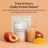 Shed Nutrition protéine sans lactose, sans gluten et faible en calories.