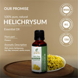 Bouteille ambrée Sheer Essence Helichrysum pour une présentation élégante.