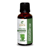 Huile mugwort Sheer Essence en bouteille, prête à diffuser l’arôme herbacé.