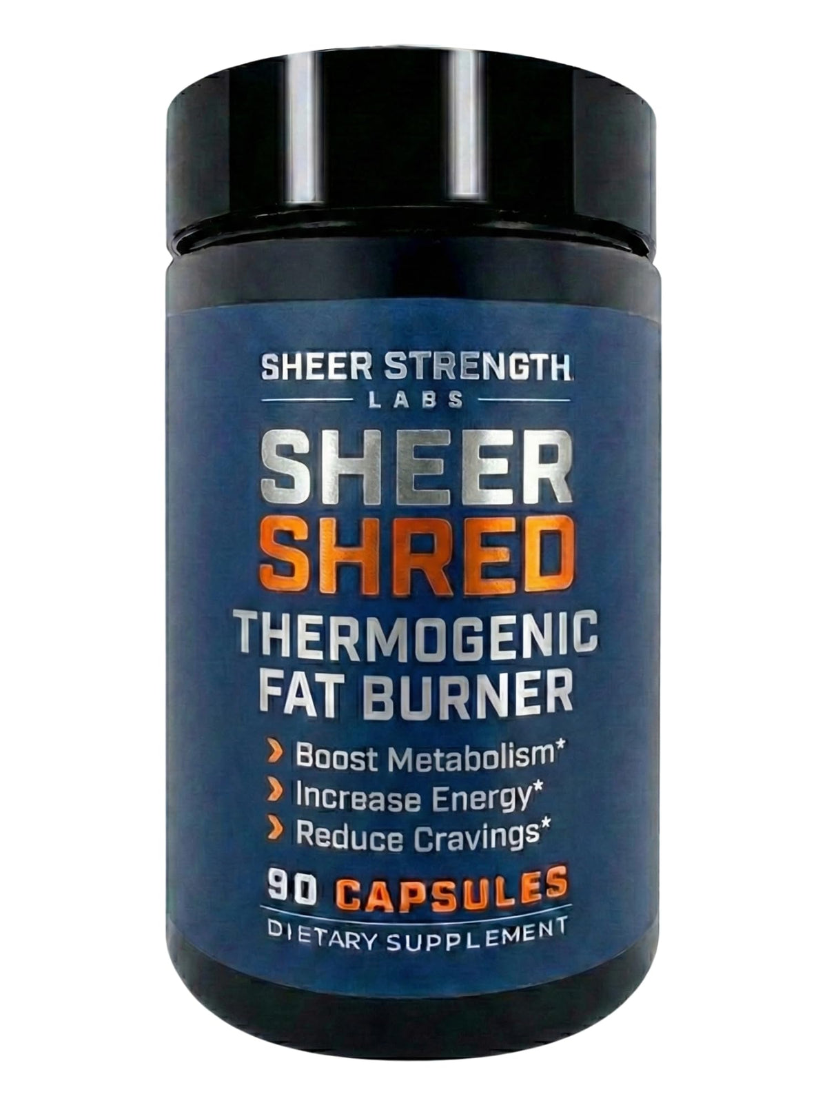 Capsules thermogéniques Sheer Strength Labs pour énergie soutenue pendant l'entraînement.