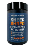 Capsules thermogéniques Sheer Strength Labs pour énergie soutenue pendant l'entraînement.