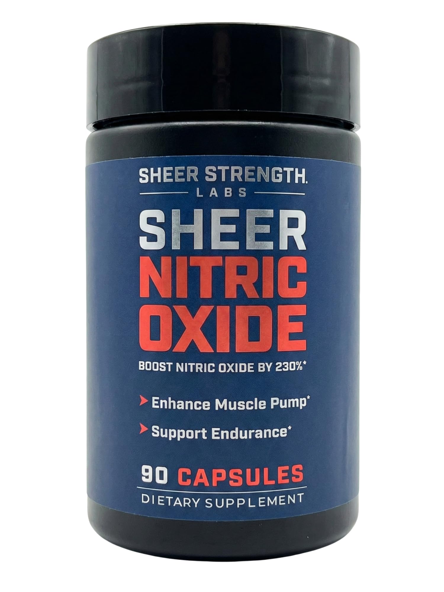 Sheer Strength Labs Oxyde Nitrique - bouteille et pompe pour énergie et performances