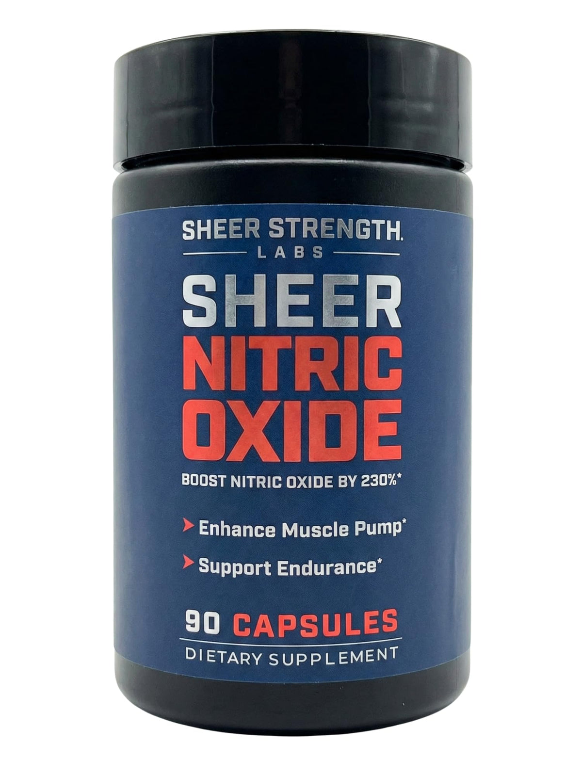 Sheer Strength Labs Oxyde Nitrique - bouteille et pompe pour énergie et performances