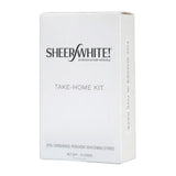 Sheer White! – bande en application sur les dents, sourire plus clair.