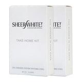 Bandes blanchiment dents Sheer White, application quotidienne confortable et résultats potentiels.