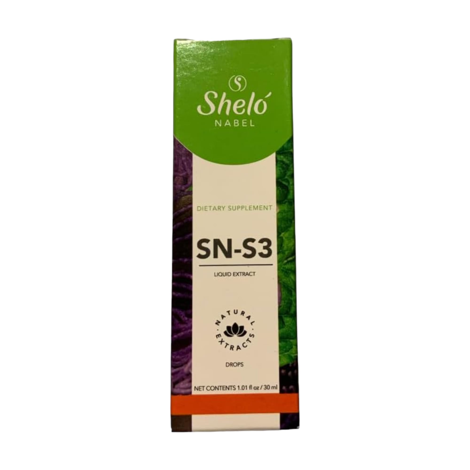 Gouttes SN-S3 de Sheló NABEL - bouteille d’extraits naturels prête à l’emploi.
