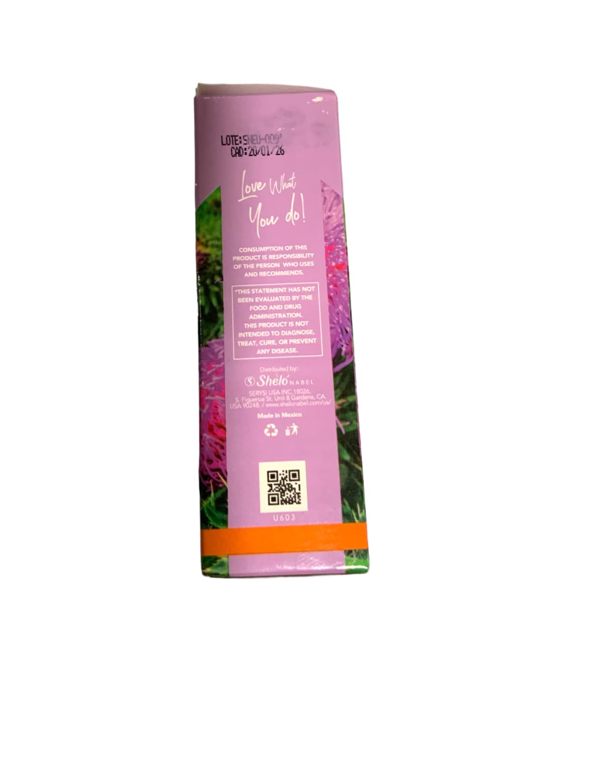 Utilisation quotidienne Sheló NABEL chardon-Marie pour une routine bien-être.