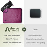 Sherpa Therapy froid et chaud, flexibilité pour options de refroidissement et réchauffement.