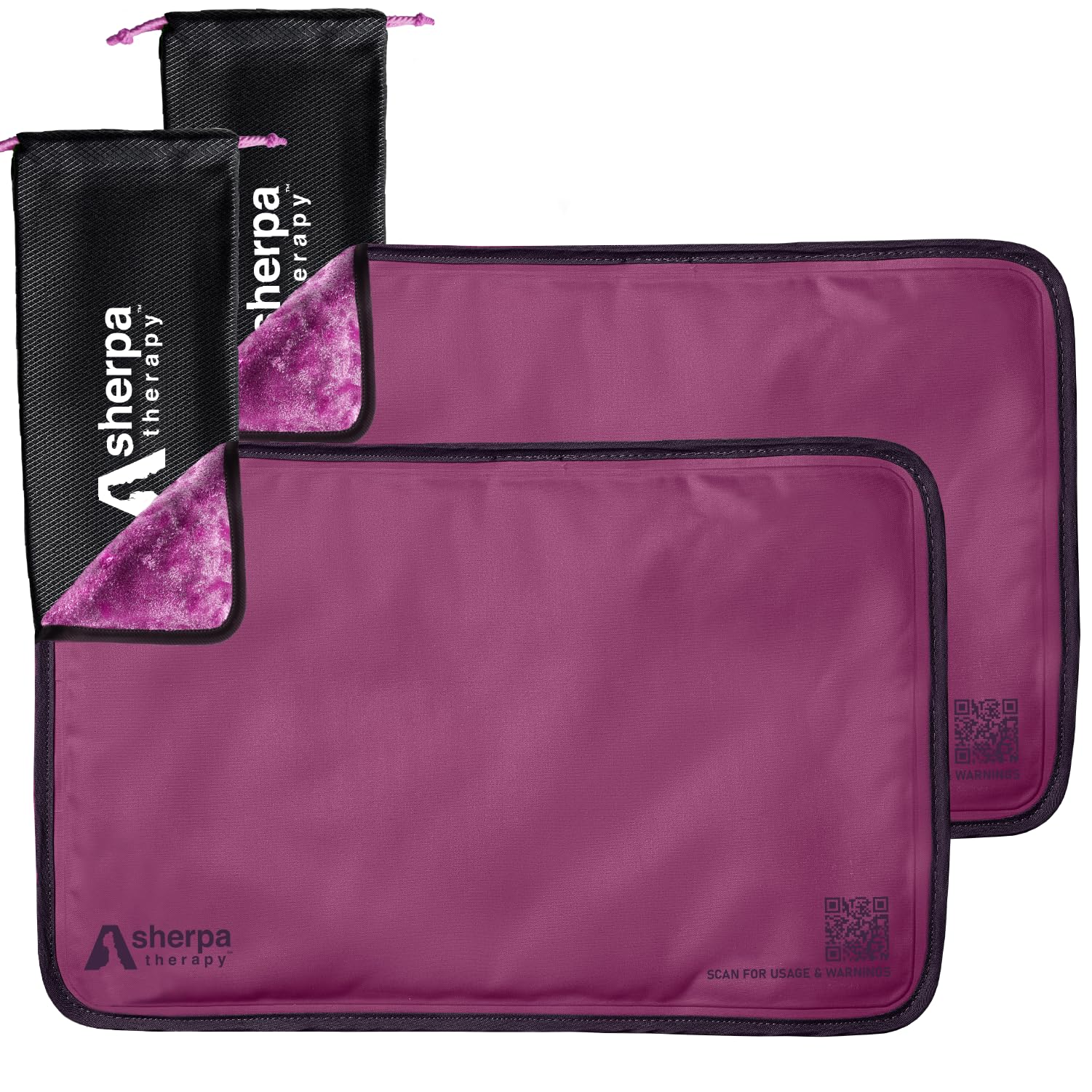 Sherpa Therapy coussin gel froid-chaud 8x12, pliable et polyvalent pour douleurs musculaires.