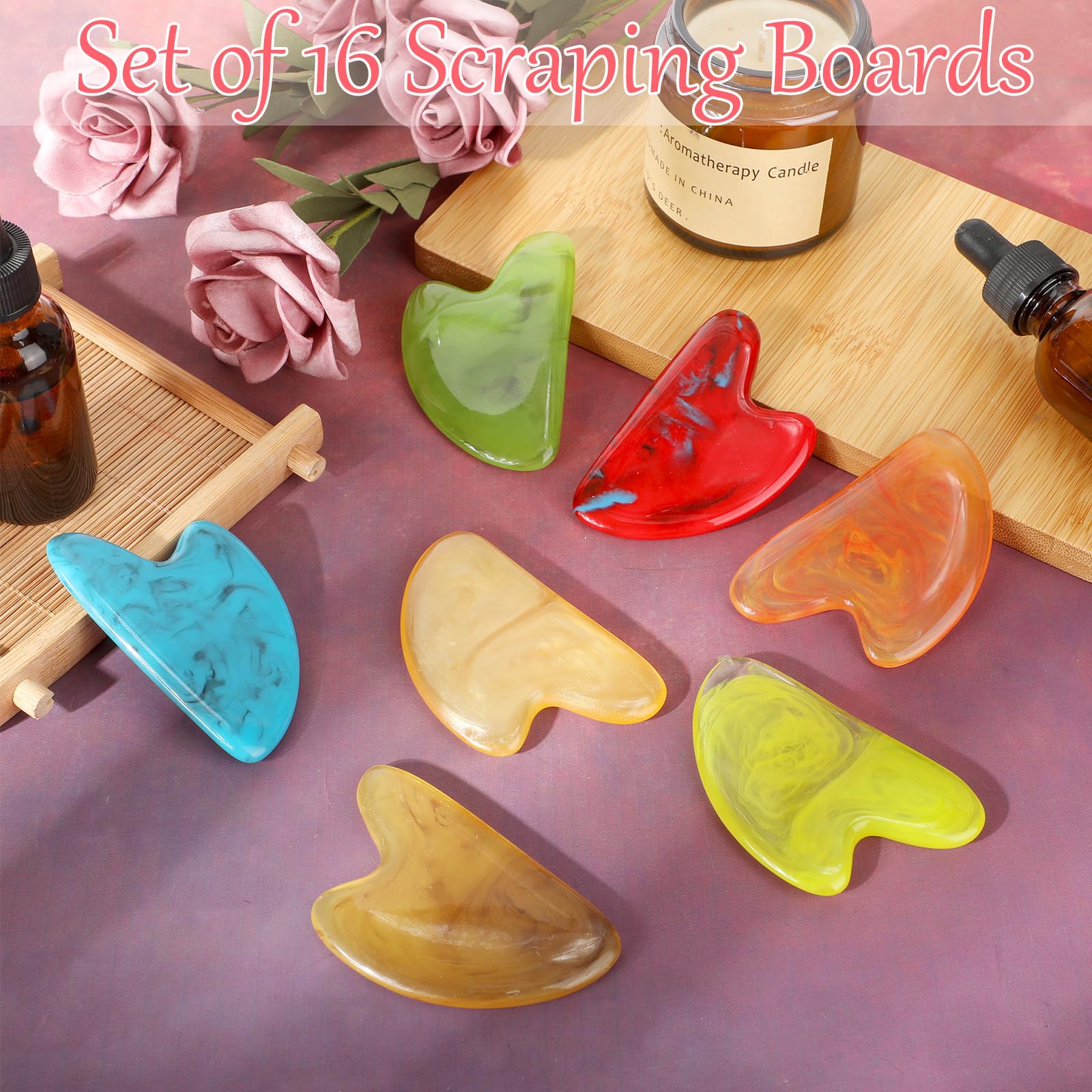 Les outils Sherr gua sha corps stimulent les zones ciblées pour détente musculaire.