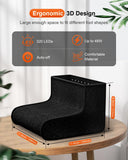 SHEVIEW couverture 360° pour les pieds, traitement homogène.