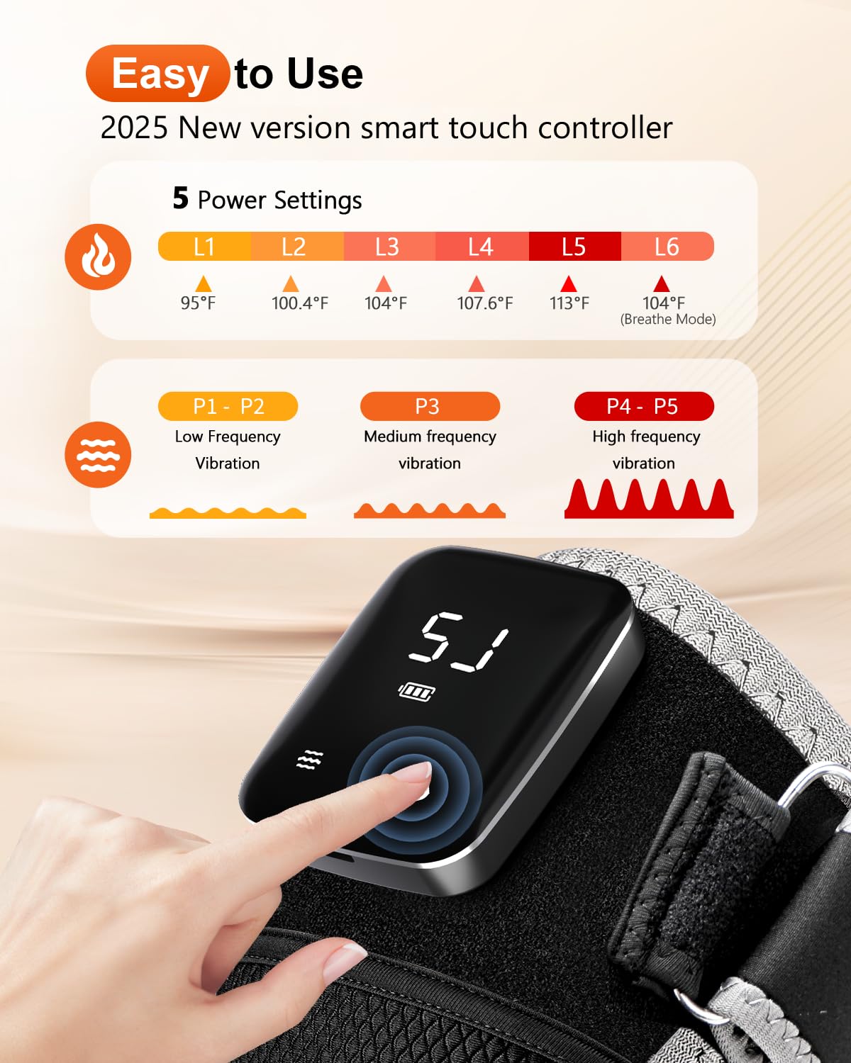 SHEVIEW genou auto-minuteur 20 minutes – pratique pour des usages réguliers