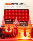 SHEVIEW tapis-therapie-lumiere-rouge-infrarouge-cou-et-dos confort musculaire.