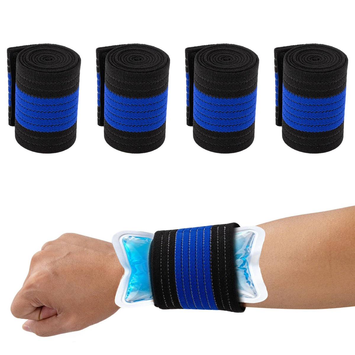 SHFGYG Bande porte-glace, lot de 4, maintien sûr à domicile.