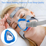 SHFGYG liner CPAP compatible masques faciaux complets bleu