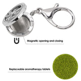 Emballage SHIDOW diffuseur porte-clef argent, cadeau élégant et pratique.