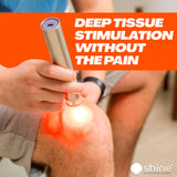 SHINE Tendlite Pro lampe 660nm-850nm pour usages potentiels de soulagement ciblé.