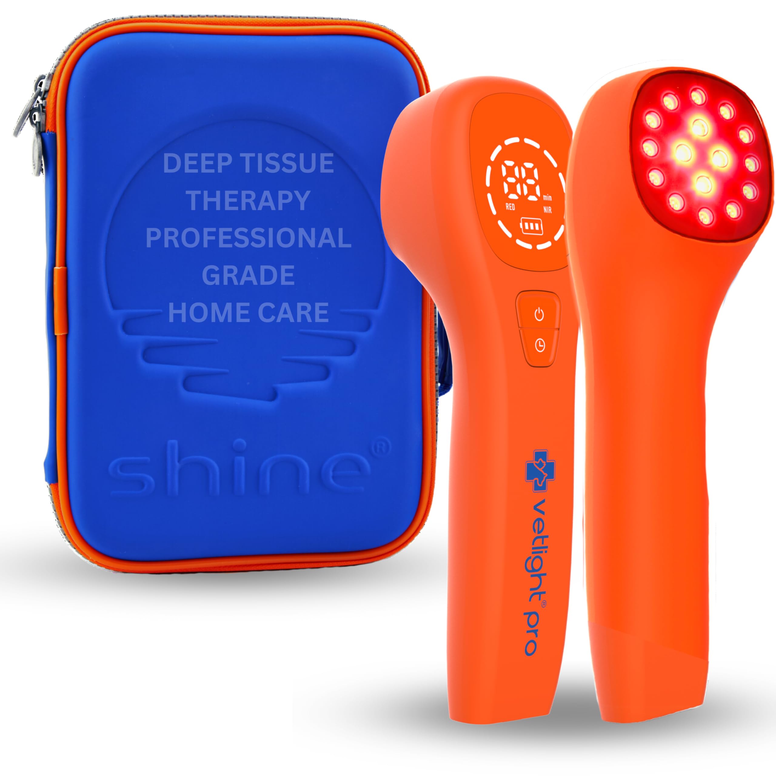 SHINE VetLight Pro en utilisation à domicile pour le bien-être animal.