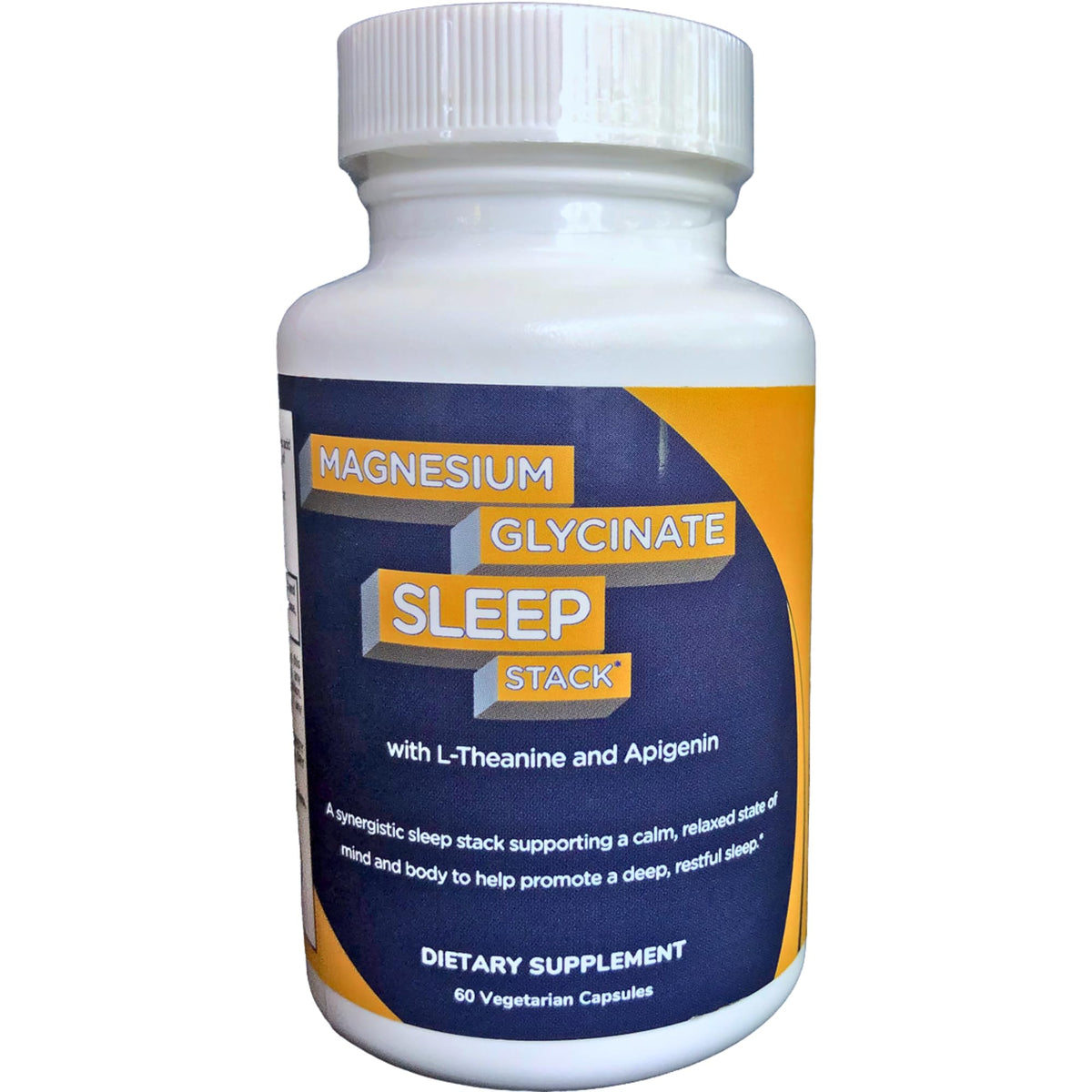 Shining Solace: bouteille de capsules magnésium glycinate pour une détente et sommeil potentiel.