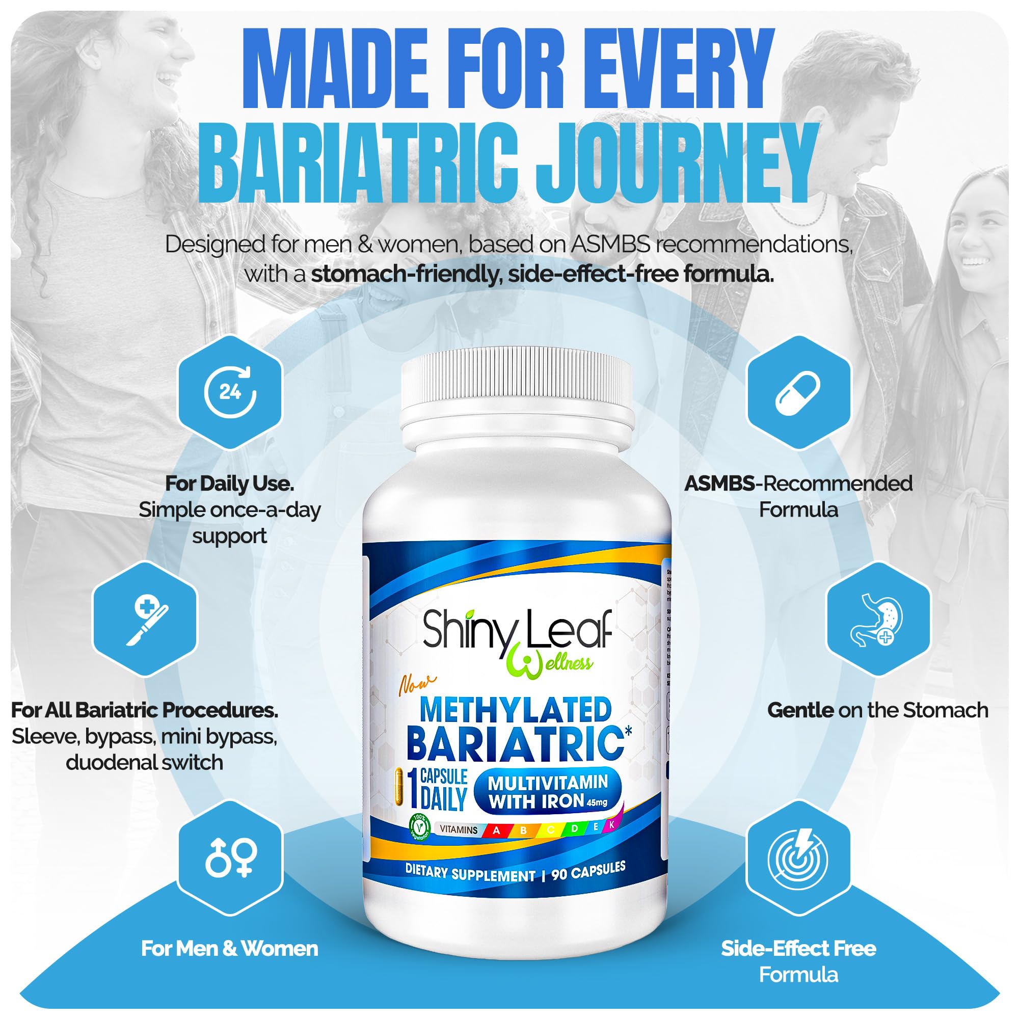 Shiny Leaf - Conforme ASMBS, securite et conformite pour le parcours bariatrique