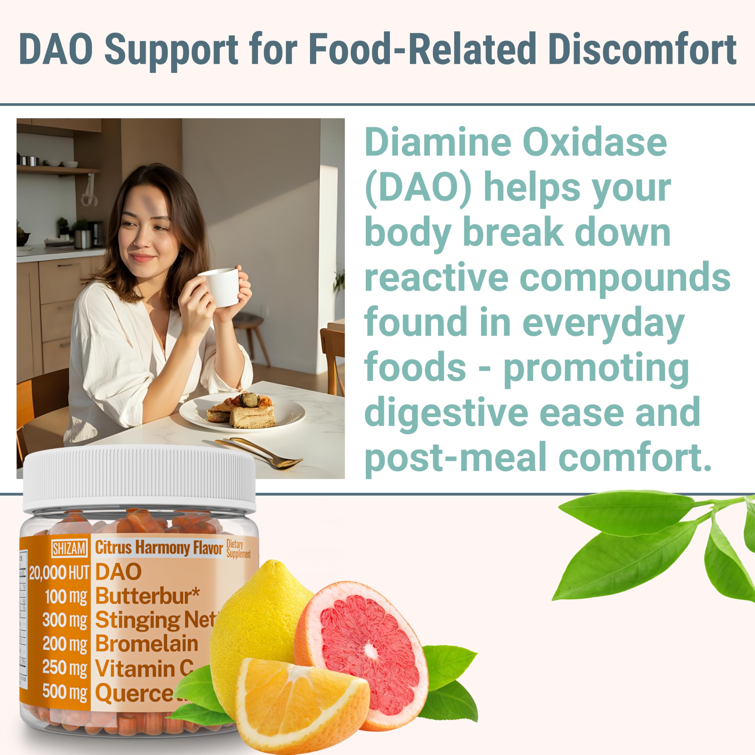 Gommes SHIZAM DAO sans additifs artificiels, option vegan sûre.