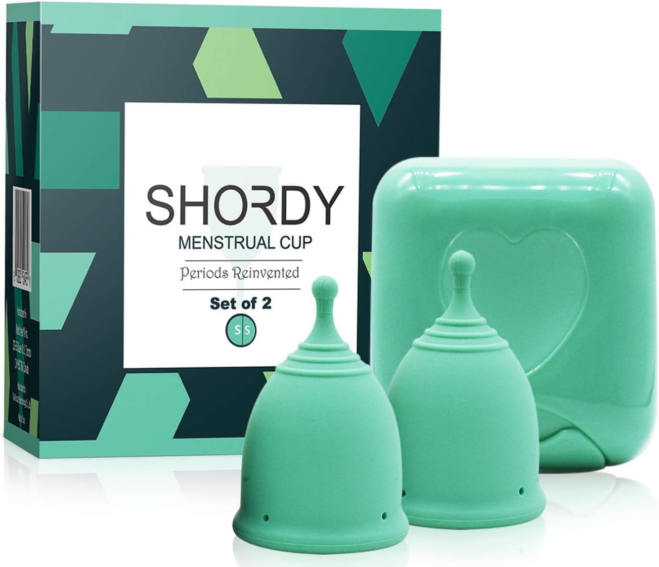 SHORDY coupe menstruelle réutilisable duo petit, pratique pour deux cycles.