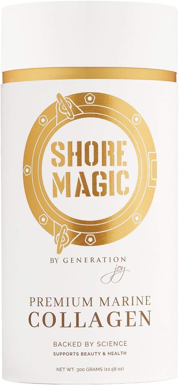 Shore Magic Collagen dans une tasse de café, dissolution rapide et neutre.