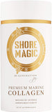 Shore Magic Collagen dans une tasse de café, dissolution rapide et neutre.