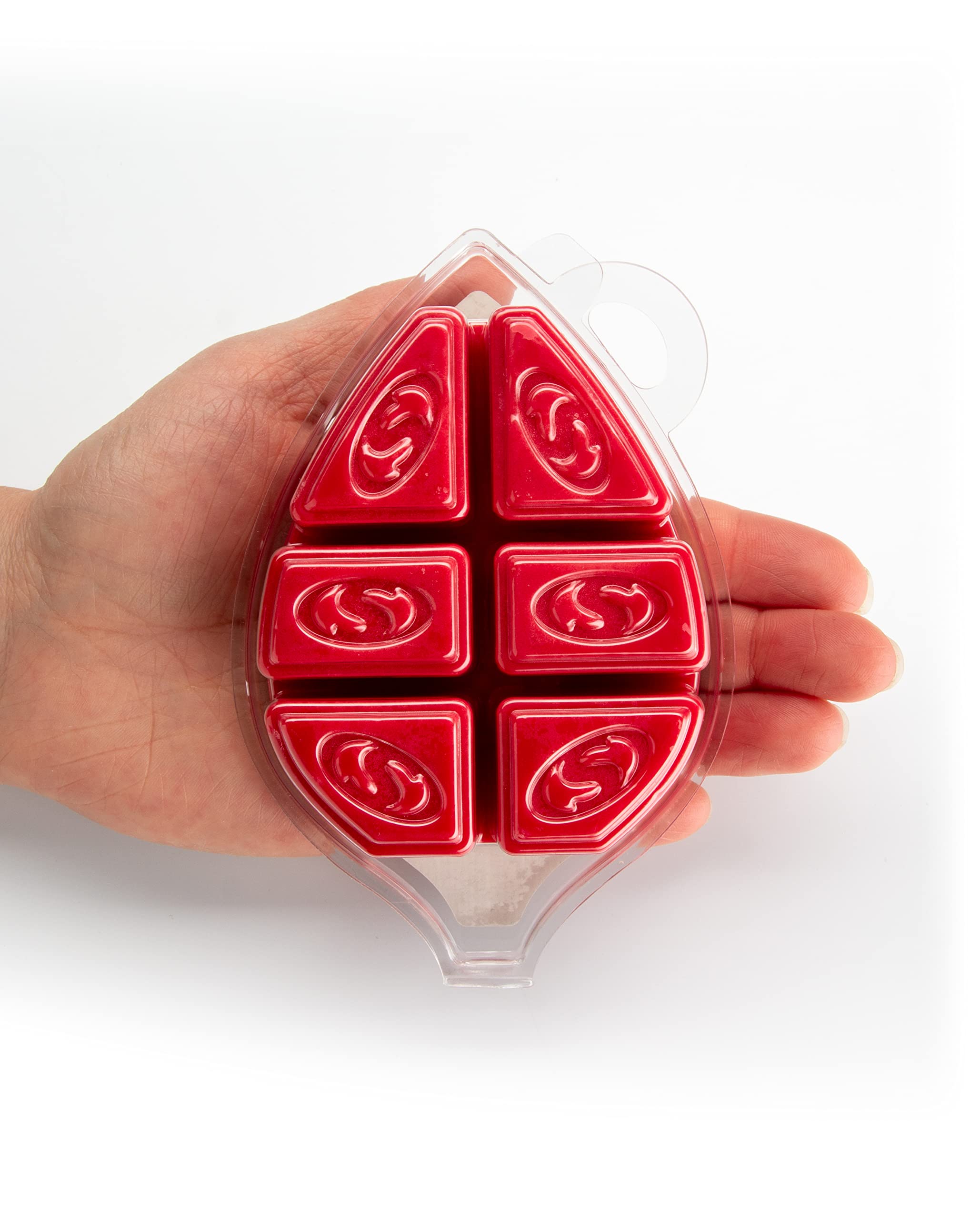 Shortie's True Rose : cubes de cire rose, parfum naturel et non toxique.