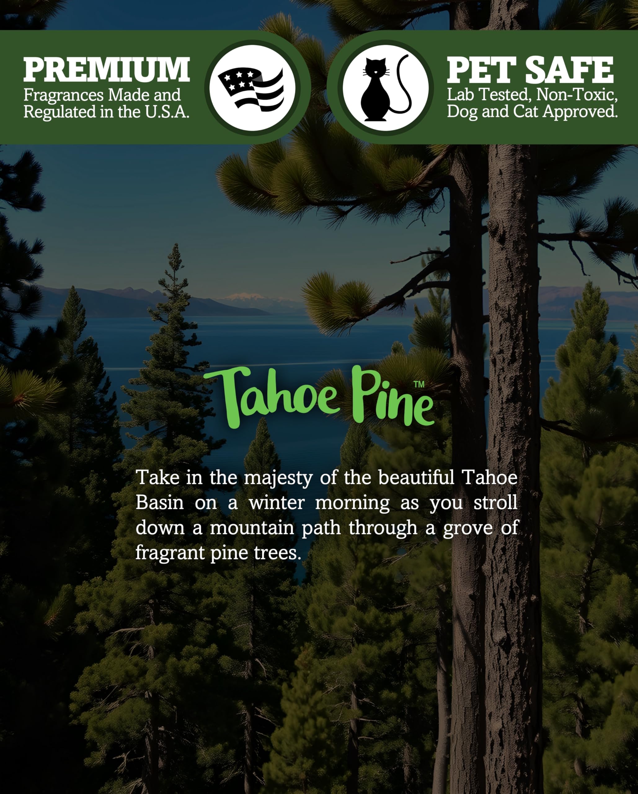 Shortie's Tahoe Pine: cubes de cire idéal avec brûleur électrique.