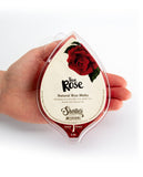 Shortie's True Rose : cubes de cire soja rose, fabrication américaine artisanale.