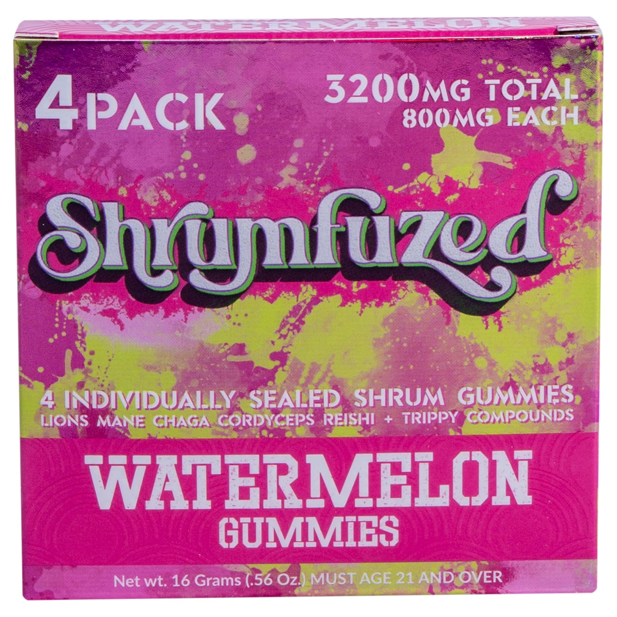 Shrumfuzed bonbons nootropiques criniere-de-lion pour concentration et energie naturelle