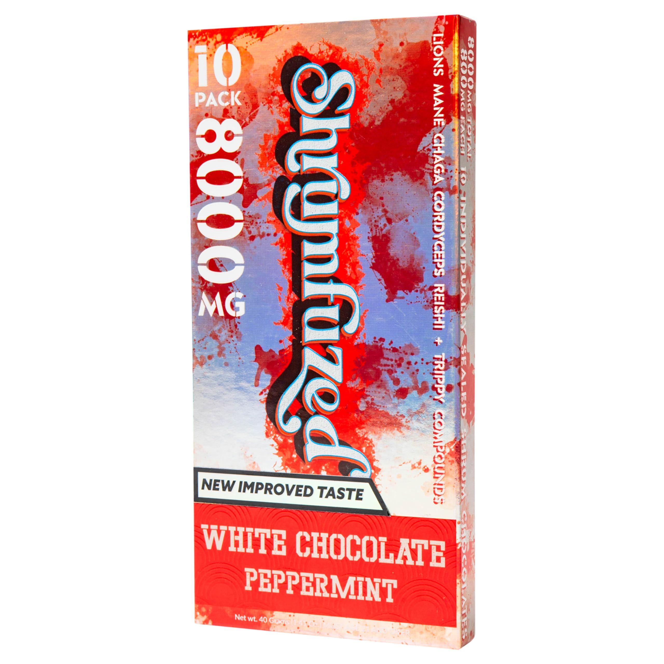 Shrumfuzed Gomme Nootropique 8000mg – cordyceps pour énergie naturelle.