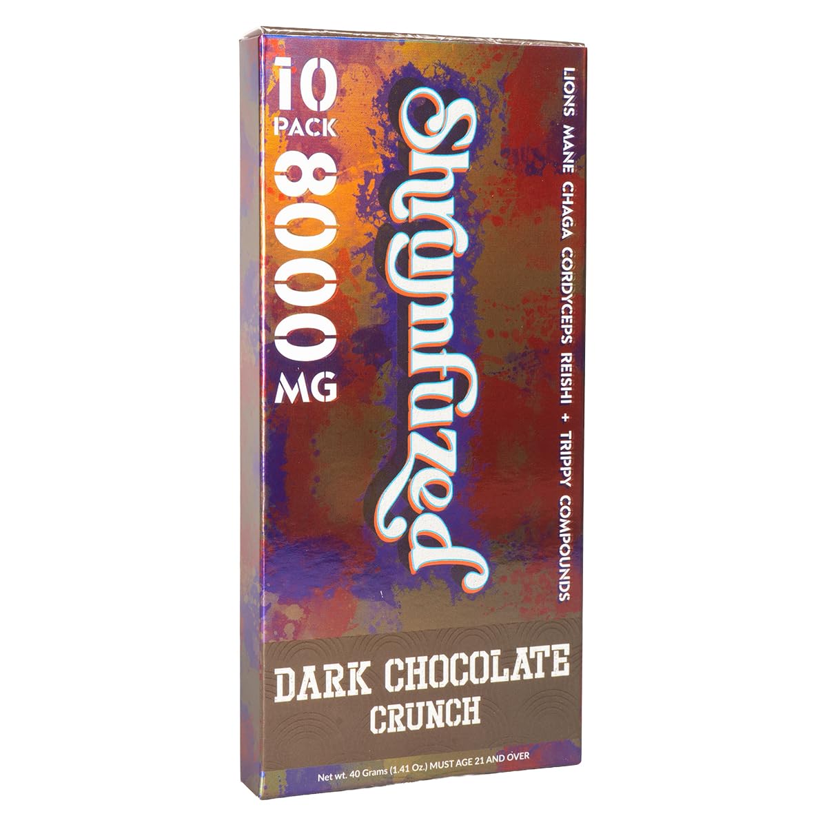 Shrumfuzed Gomme nootropique – crinière de lion visible, favorise la concentration et la clarté mentale.