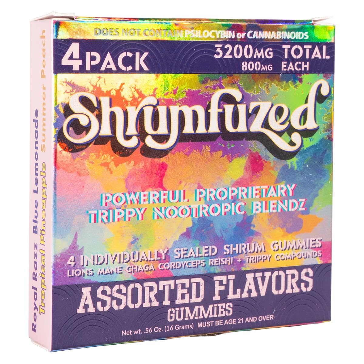 Shrumfuzed: mélange-criniere-de-lion-reishi-cordyceps, concentration et énergie naturelle.