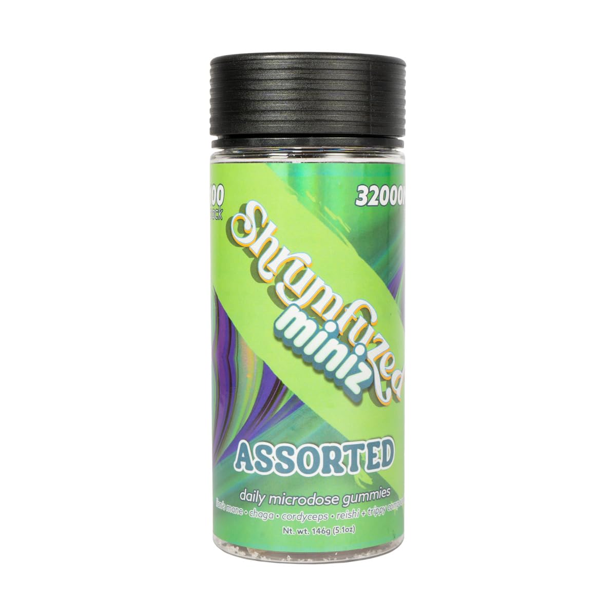 Shrumfuzed Miniz : bouteille avec emballage sécurisé pour dosage fiable