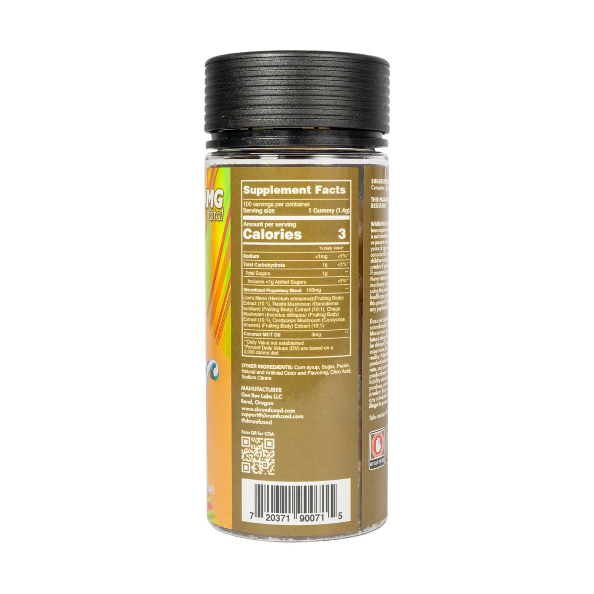 Shrumfuzed Miniz – gomme-reishi pour le soutien immunitaire et énergie