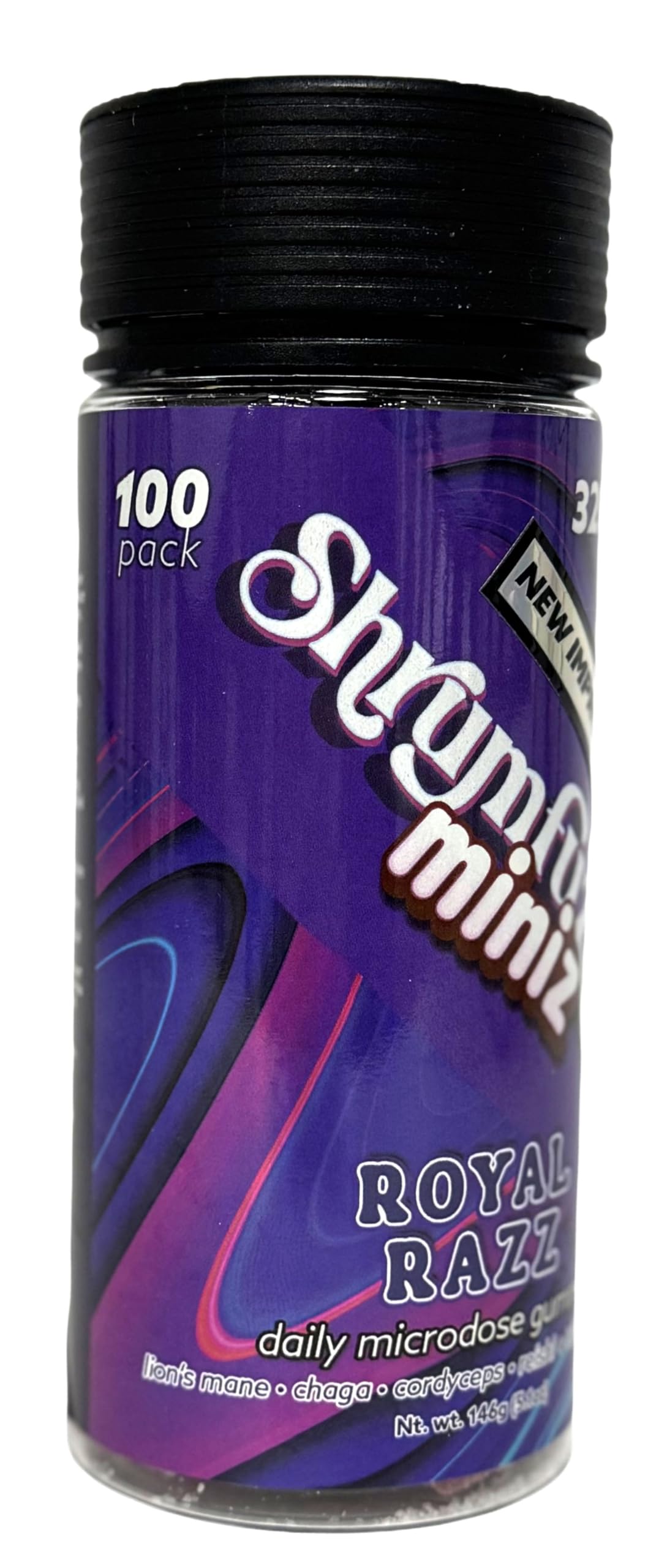 Gommes Shrumfuzed Miniz, mélange champignons pour concentration et mémoire.