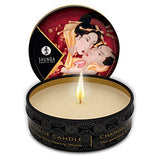Shunga bougie-massage 1-once texture-lisse pour peau douce et soyeuse.