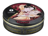 Shunga bougie-massage 1-once versement-chaud pour une détente sensorielle.