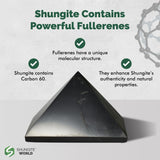 Shungite World ambiance-calme sur une table, ambiance sereine et reposante.