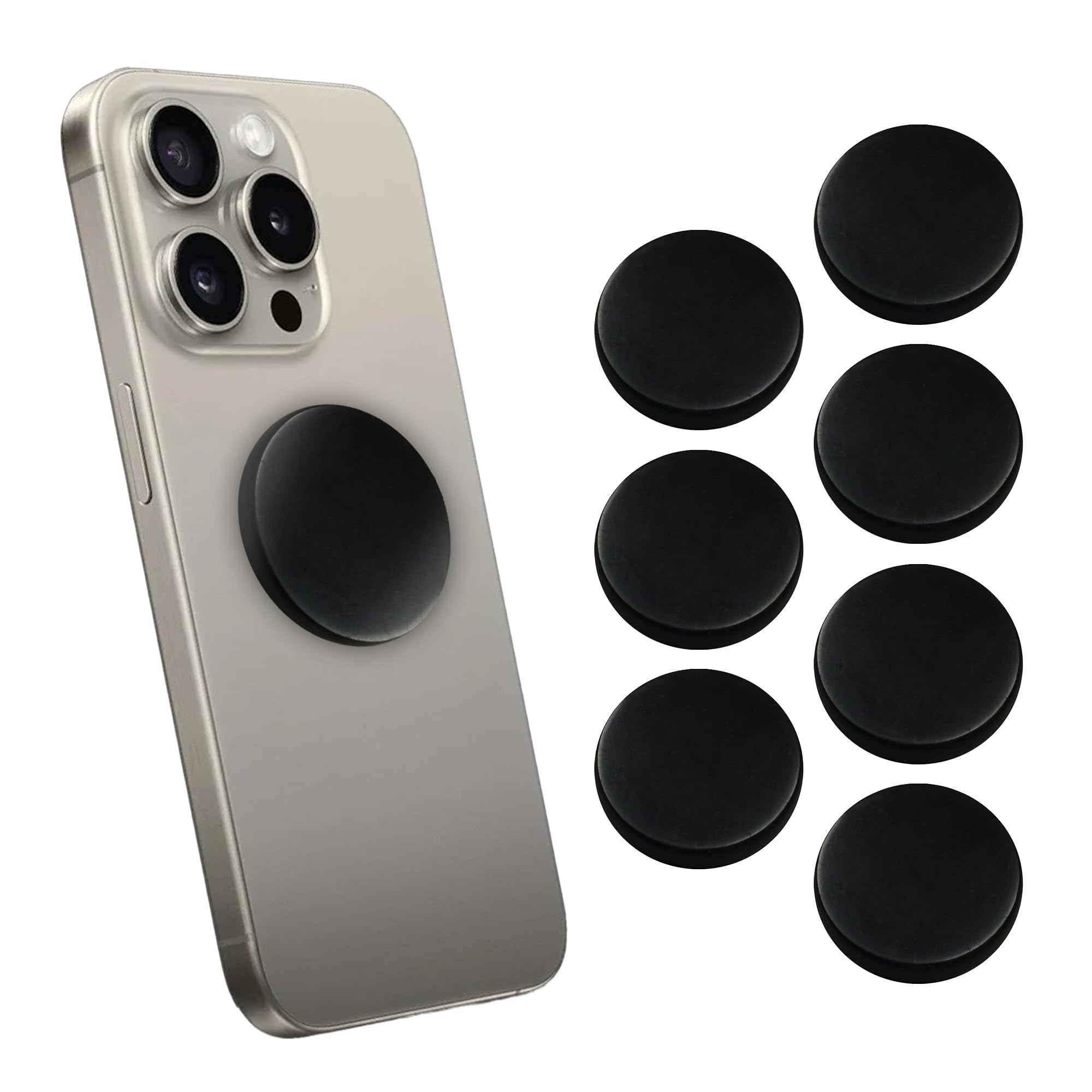 Autocollants Shungite World 7 pièces 20 mm : protection potentielle pour vos appareils et énergie équilibrante.