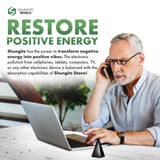 Shungite World énergie chakra base : soutien lors de pratiques spirituelles.